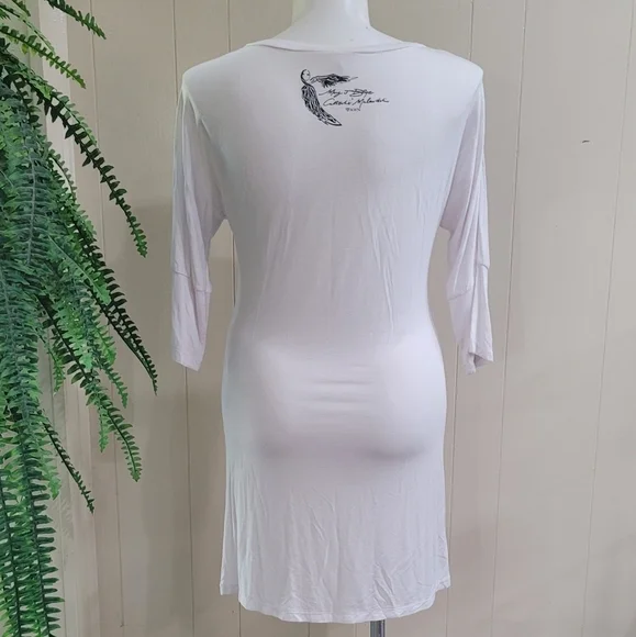 Catherine Malandrino Mary J Blige TSHIRT Dress sz XL - Picture 2 of 6